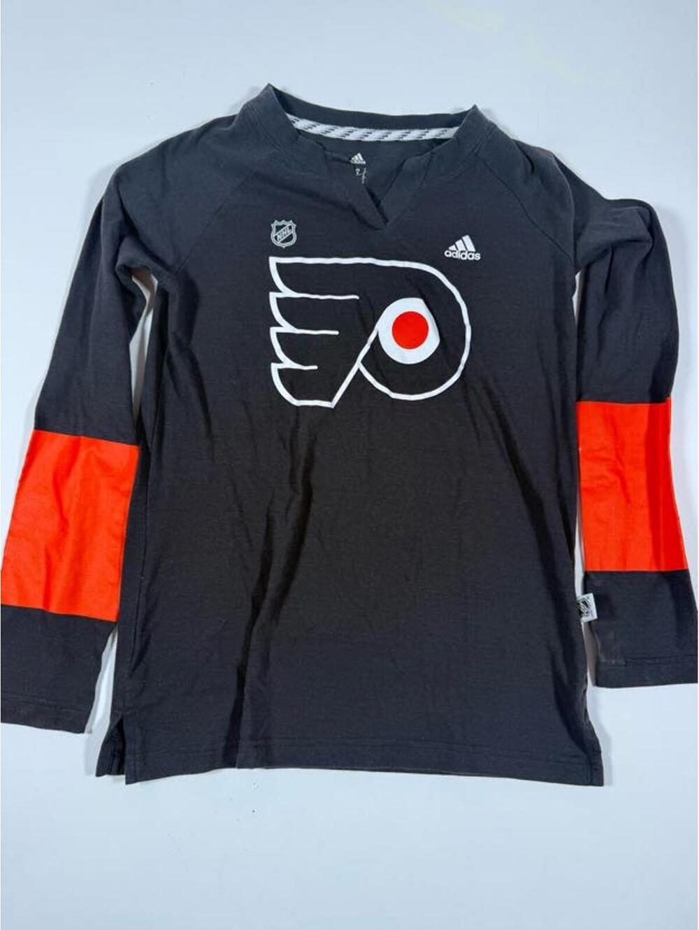 Adidas NHL Philadelphia Flyers Long Sleeve Shirt Medium